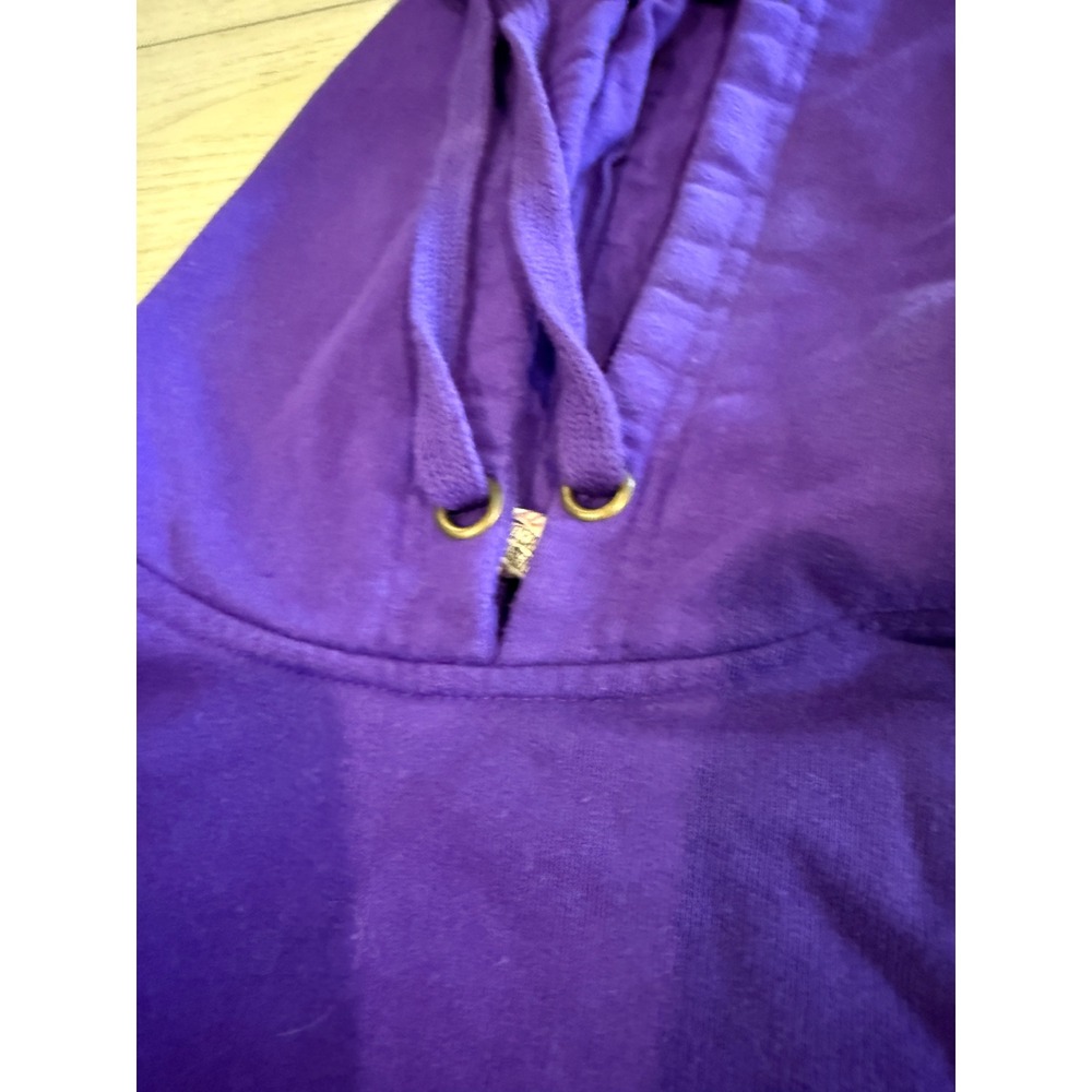 Authentic Apparel LSU Tigers Purple Contrast Stitch Hoodie Mens‎ XL NCAA Graphic - Picture 5 of 10